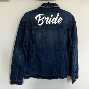 MuMu Blue Show Me Your MuMu Bride Drine Denim Jacket